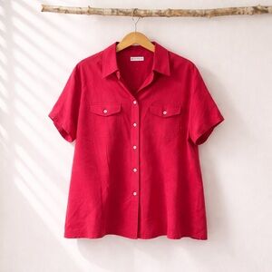 Apparenza XL Poltnostic Polyester Button Down Shirt